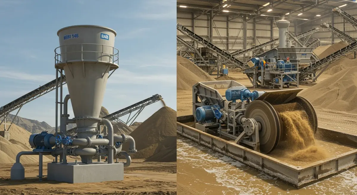 Hydrocyclone vs Sand Washer: Which Removes Silt Better in Sand Plants?